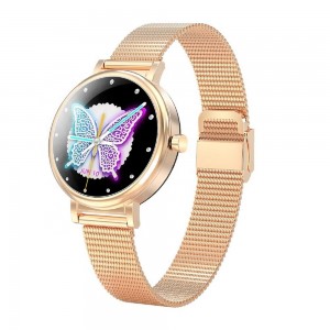 Умные часы Linwear LW06 Metal с измерением давления (Золотой)