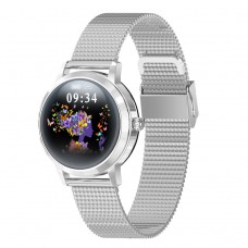 Умные часы Linwear LW10 Metal с пульсометром и мониторингом сна (Серебристый)