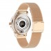Умные часы Linwear LW07 Metal с измерением пульса и кислорода в крови (Золотой)