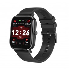 Умные часы NO.1 DT35 Plus Silicone с поддержкой измерения давления (Черный)