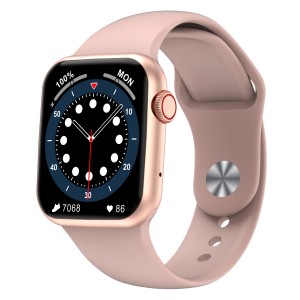 Умные часы NO.1 DT100 Silicone с измерением кислорода в крови (Розовый)