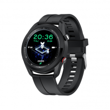 Умные часы Lemfo LY11 Silicone с тонометром (Черный)