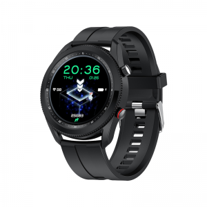 Умные часы Lemfo LY11 Silicone с тонометром (Черный)