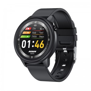 Умные часы Lemfo F81 Silicone с тонометром и пульсоксиметром (Midnight Black)