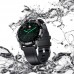 Умные смарт часы Linwear LA10 Silicone с AMOLED дисплеем (Черный)