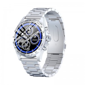 Умные часы Linwear LW09 Metal c измерением кислорода в крови (Серебристый)