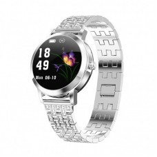 Умные часы Linwear LW10 Pro Metal с пульсометром (Серебристый)