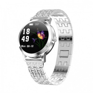 Умные часы Linwear LW10 Pro Metal с пульсометром (Серебристый)