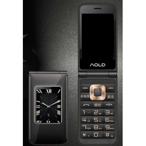 H-Mobile A7 (AOLD A7) black. Dual color screen. Flip