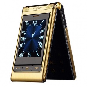 Tkexun G300 gold. Dual screen. Flip