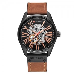 Curren 8299 Black-Gold-Brown