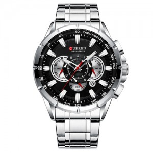 Curren 8363 Silver-Black