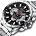 Curren 8363 Silver-Black