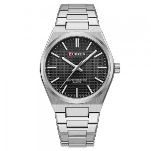 Curren 8439 Silver-Black