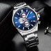 Curren 8368 Silver-Blue-Silver