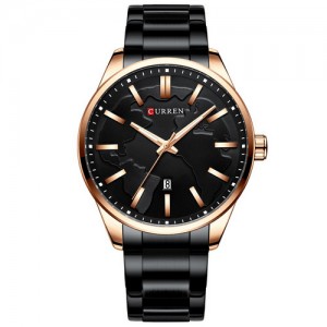 Curren 8366 Black-Gold