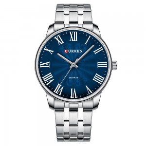 Curren 8422 Silver-Blue