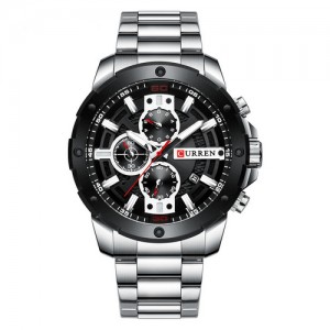 Curren 8336 Silver-Black