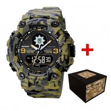 Patriot 001CMGRPO Поліція Зелений камуфляж + Коробка.