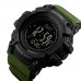 Skmei 1358AG Army Green Smart Watch Compass