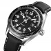 Skmei 9232LSIBK Silver-Black Leather
