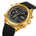 Skmei 1975LGDBK Gold-Black Leather
