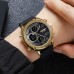 Skmei 1975LGDBK Gold-Black Leather