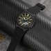 Skmei 2091BKGDWT Black-Gold-White