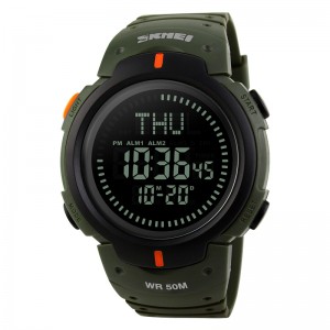 Skmei 1231AG Military Smart Watch + Compass