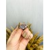 Серебряное кольцо с нано султанитом 176N-82