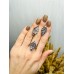 Серебряное кольцо с нано султанитом 176N-82