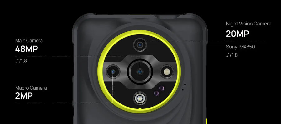 Ulefone Power Armor X31 Pro 8/256GB Black камера